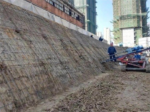 阜城建筑边坡支护